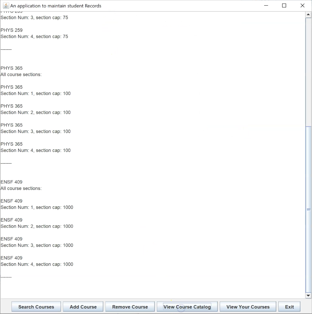 pic of student registration system